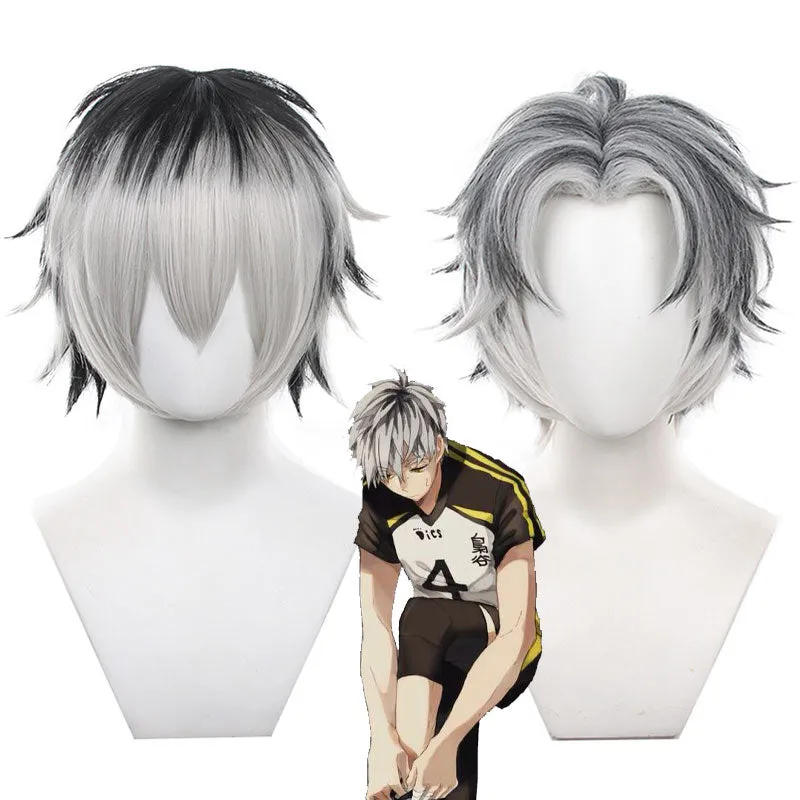 Anime Haikyuu Fukur??dani Academy Bokuto Koutarou Cosplay Wig