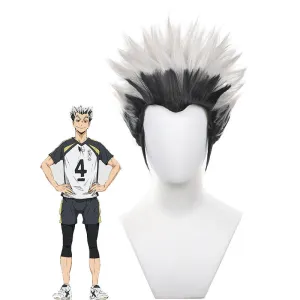 Anime Haikyuu Fukur??dani Academy Bokuto Koutarou Soaring Cosplay Wig