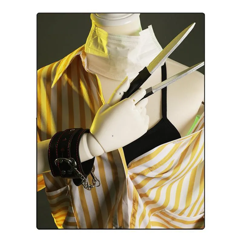 Anime My Hero Academia Himiko Toga Hospital Gown Outfits Cosplay Costume