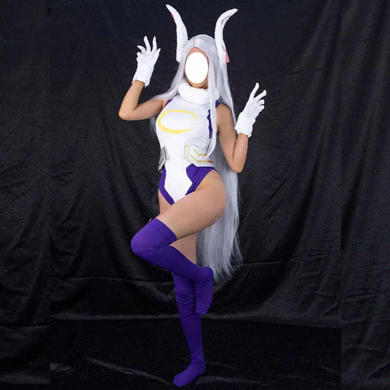 Anime My Hero Academia Miruko Bunny Girl Sexy Rabbit Jumpsuit Cosplay Costumes