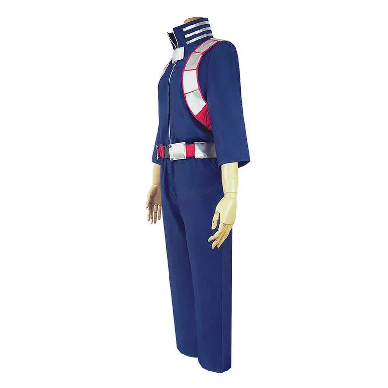 Anime My Hero Academia Shoto Todoroki Combat Suit Cosplay Costume