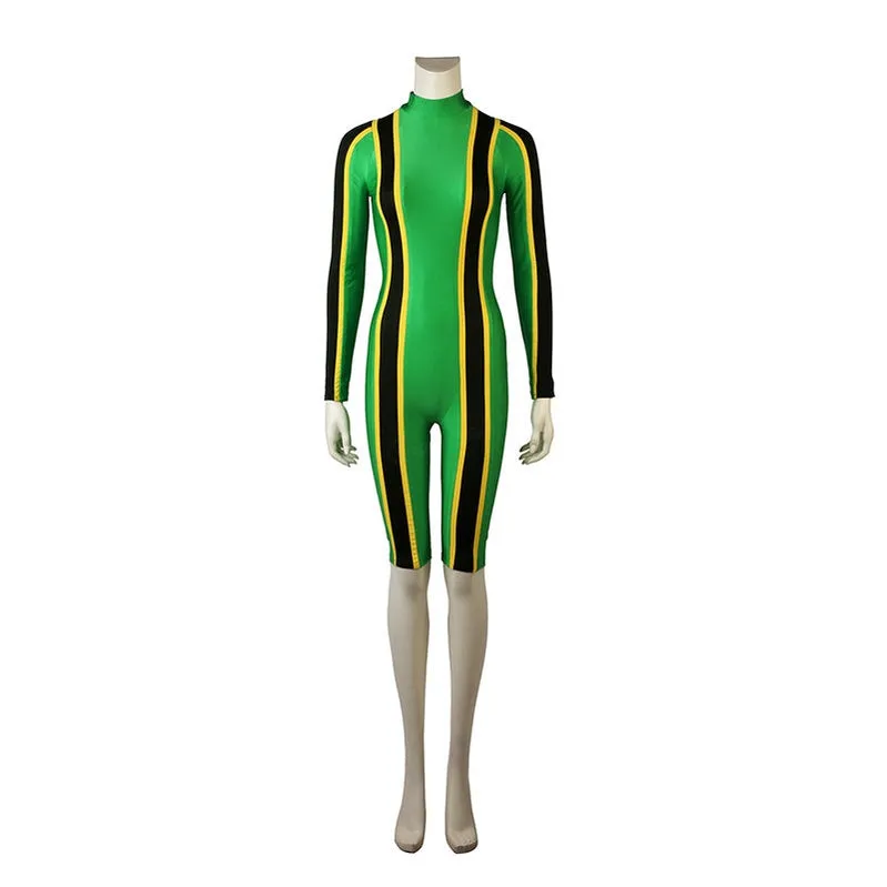 Anime My Hero Academia Tsuyu Asui Frog Combat Outfit Cosplay Costume