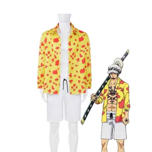 Anime One Piece Film Red 2022 Movie Trafalgar D. Water Law Shirts Cosplay Costumes