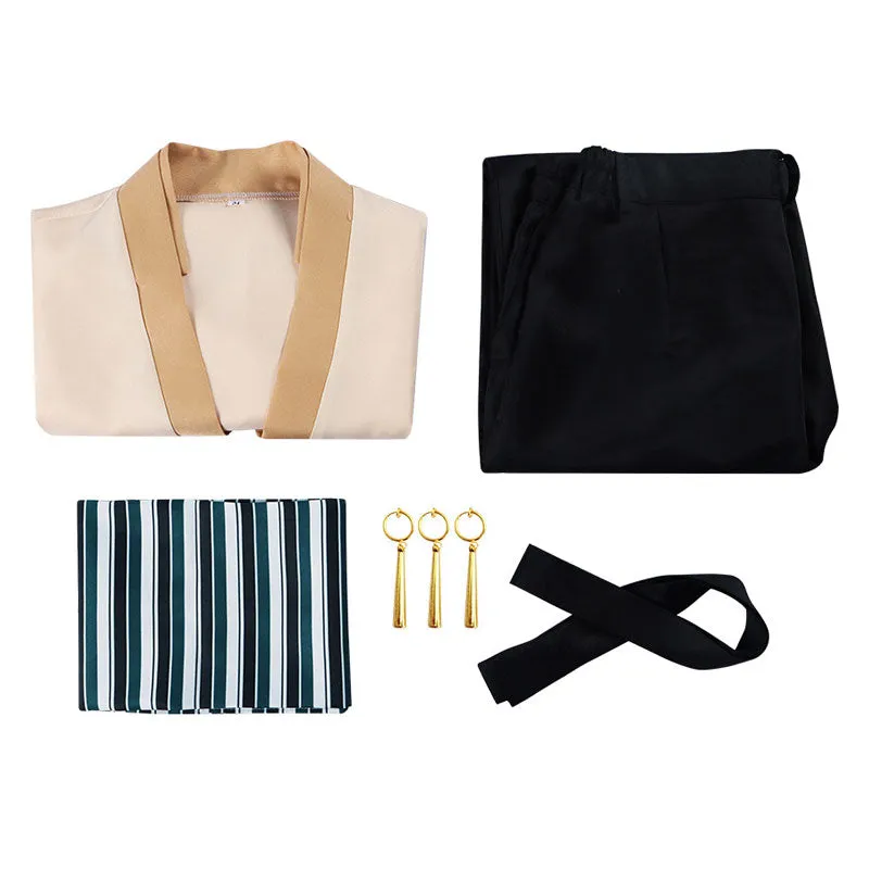 Anime One Piece Roronoa Zoro Fullset Cosplay Costume