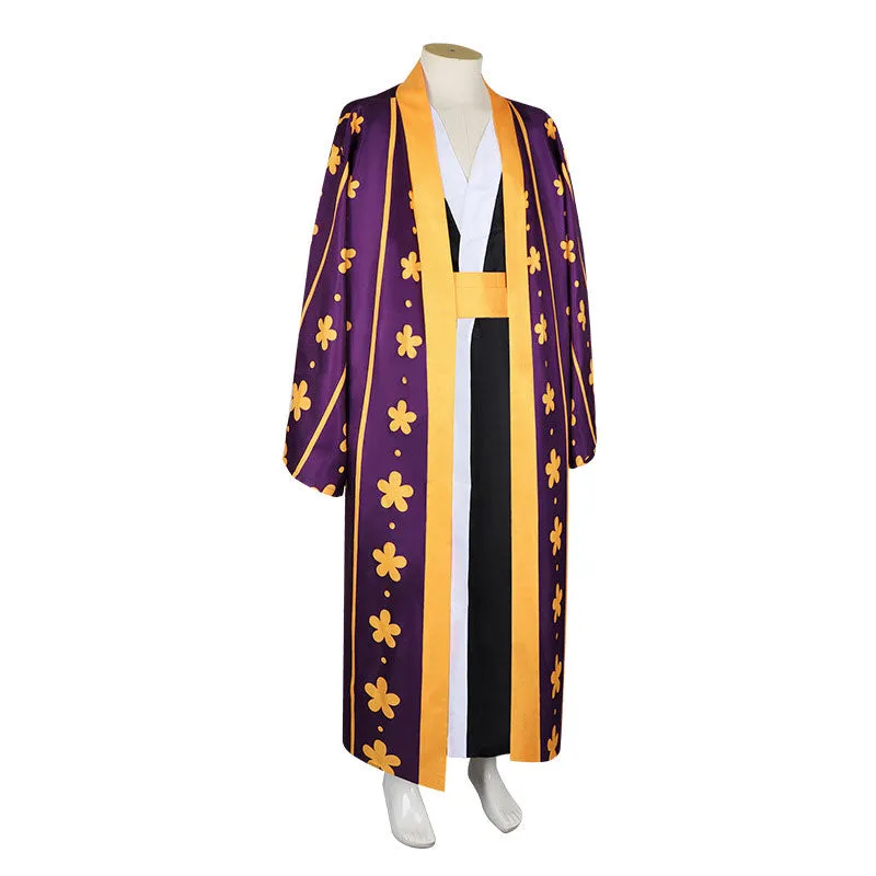 Anime One Piece Wano Country Trafalgar D. Water Law Cosplay Costumes