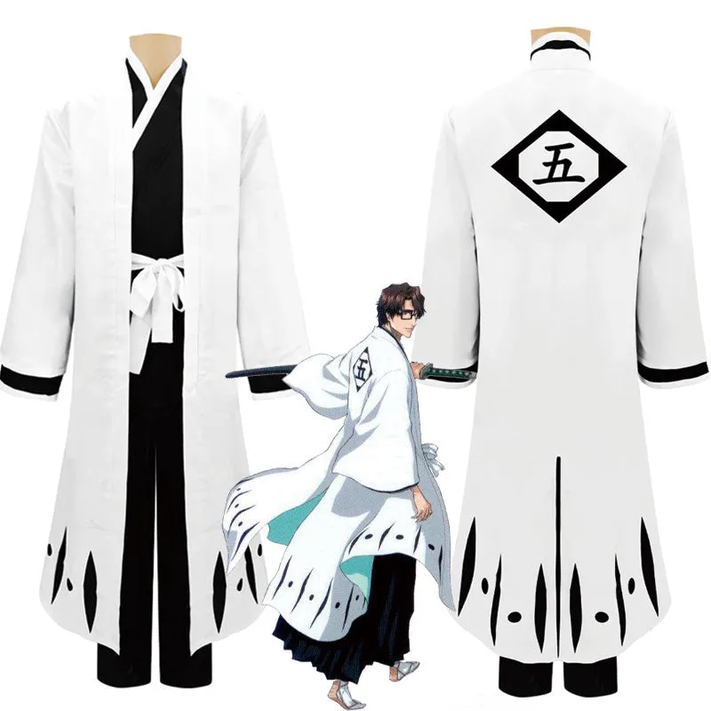 Bleach Toshiro Hitsugaya 1st to13th Division Captain Cosplay Costumes
