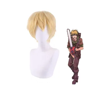 Chainsaw Man Denji Gold Short Cosplay Wigs