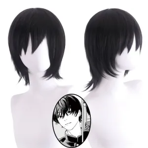 Chainsaw Man Hirofumi Yoshida Black Cosplay Wigs