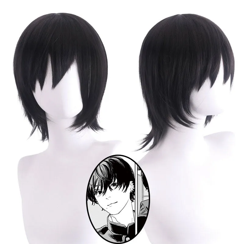 Chainsaw Man Hirofumi Yoshida Black Cosplay Wigs