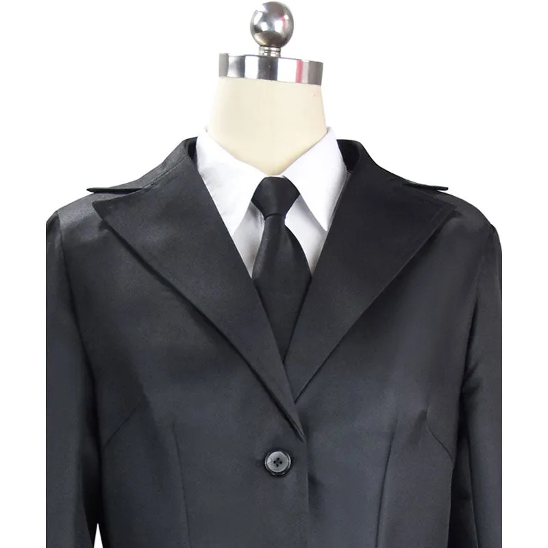 Chainsaw Man Kobeni Higashiyama Black Dress Cosplay Costumes