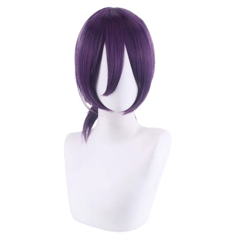 Chainsaw Man Reze Purple Short Cosplay Wigs