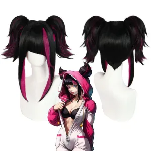 Game Street Fighter 6 Juri Outfit Cosplay Wigs