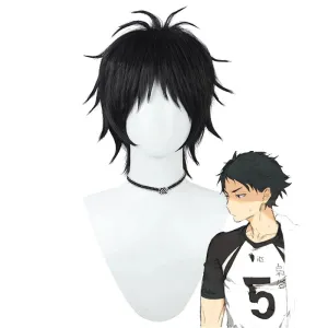 Haikyuu!! Keiji Akaashi Cosplay Wigs