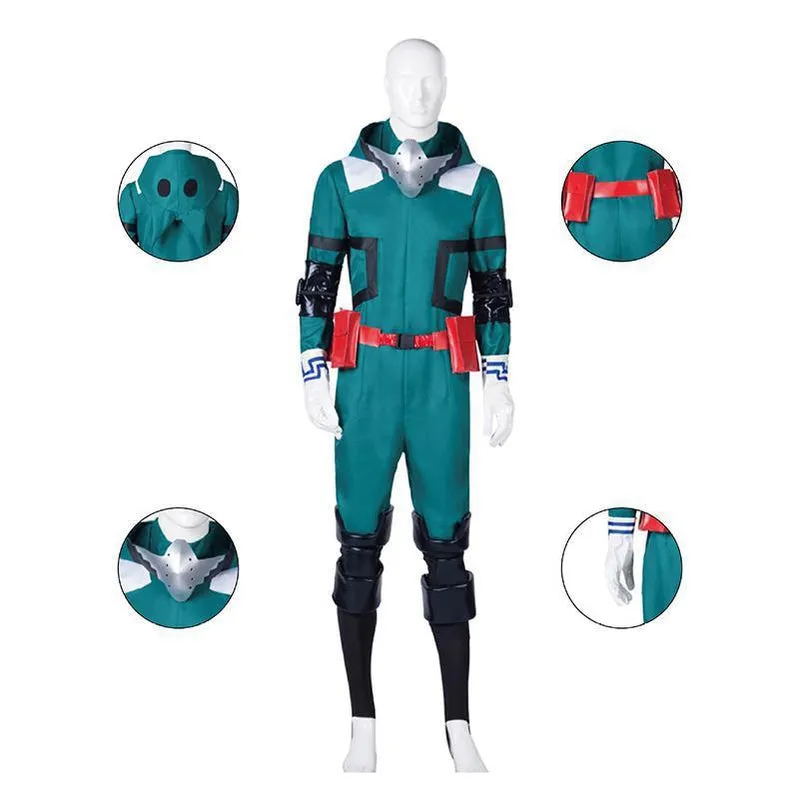 MHA My Hero Academia Midoriya Izuku Battle Suit Cosplay Costumes
