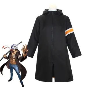 One Piece Dressrosa Arc Trafalgar Law Robe Cosplay Costume