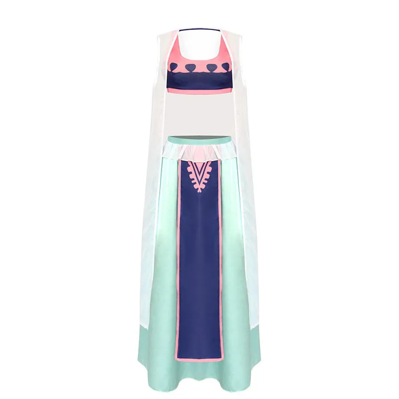 One Piece Nefertari Vivi Lightblue Cosplay Costumes