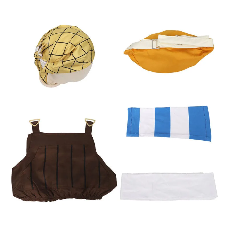 One Piece Usopp Overalls Cosplay Costumes