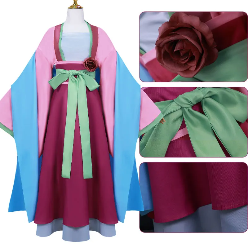 The Apothecary Diaries MaoMao Red Dress Cosplay Costumes