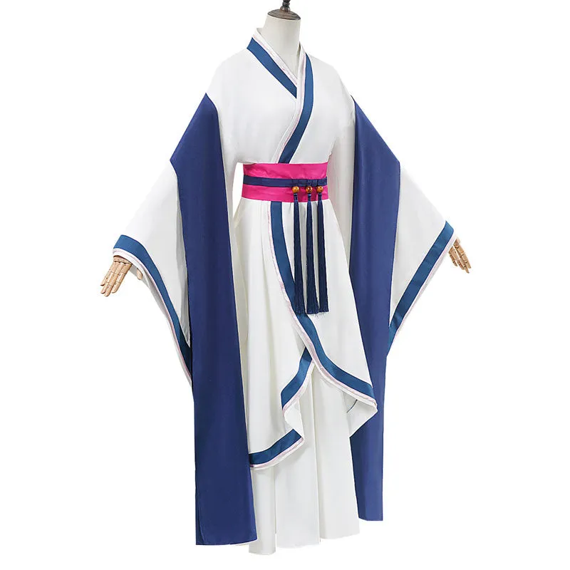The Apothecary Diaries Maomao White Blue Cosplay Costume