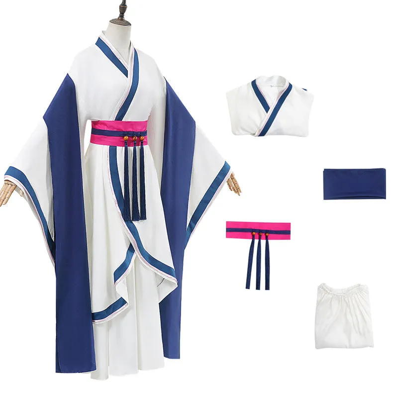 The Apothecary Diaries Maomao White Blue Cosplay Costume