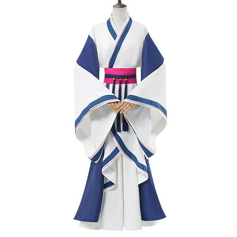 The Apothecary Diaries Maomao White Blue Cosplay Costume